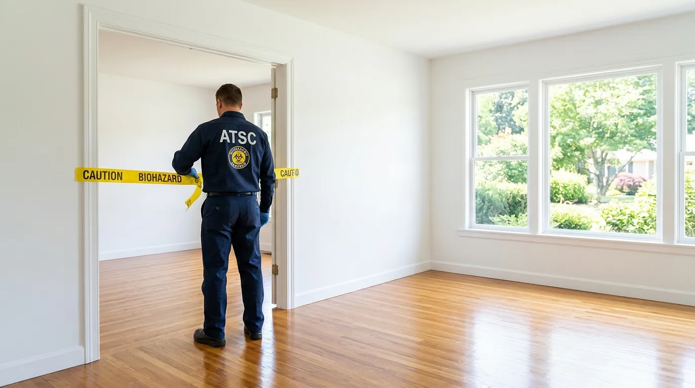 Certified biohazard cleanup crew performing Crime Scene Cleanup in Springville